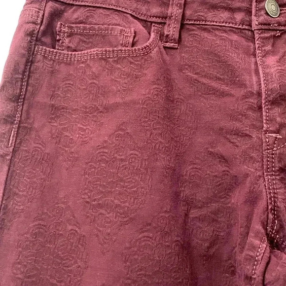 Women’s Ann Taylor LOFT Modern Skinny Jeans Size 28/6P Plum EUC - Picture 2 of 8